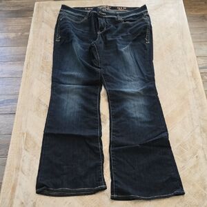 Black Flare Wide Leg Jeans